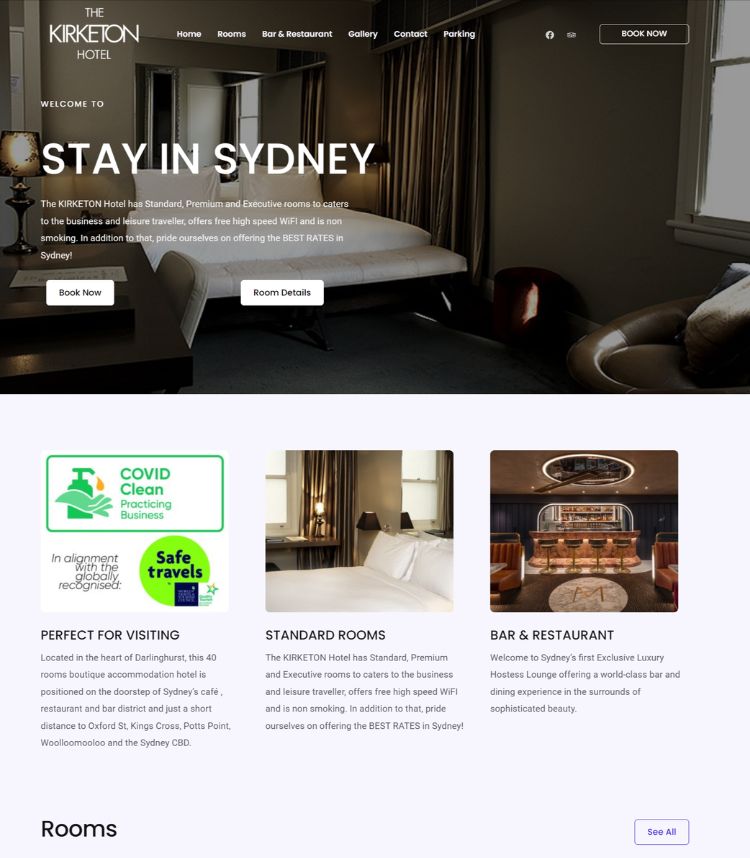 Rambee Softech - Hotels Website Design