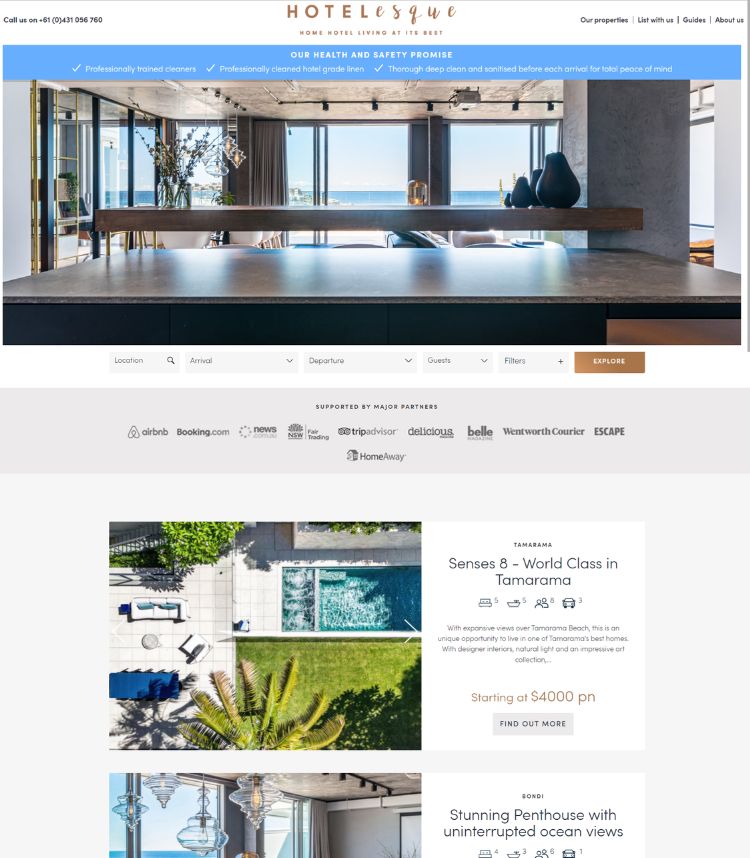 Rambee Softech - Hotels Website Design