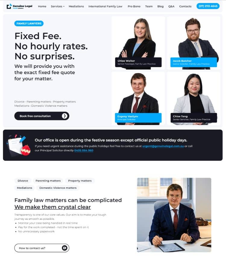 Rambee Softech - Law Website Design