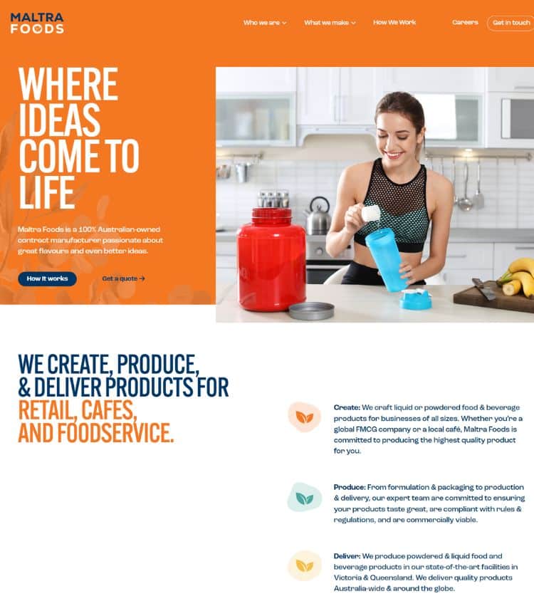 Rambee Softech - Beverages Industry Website Design