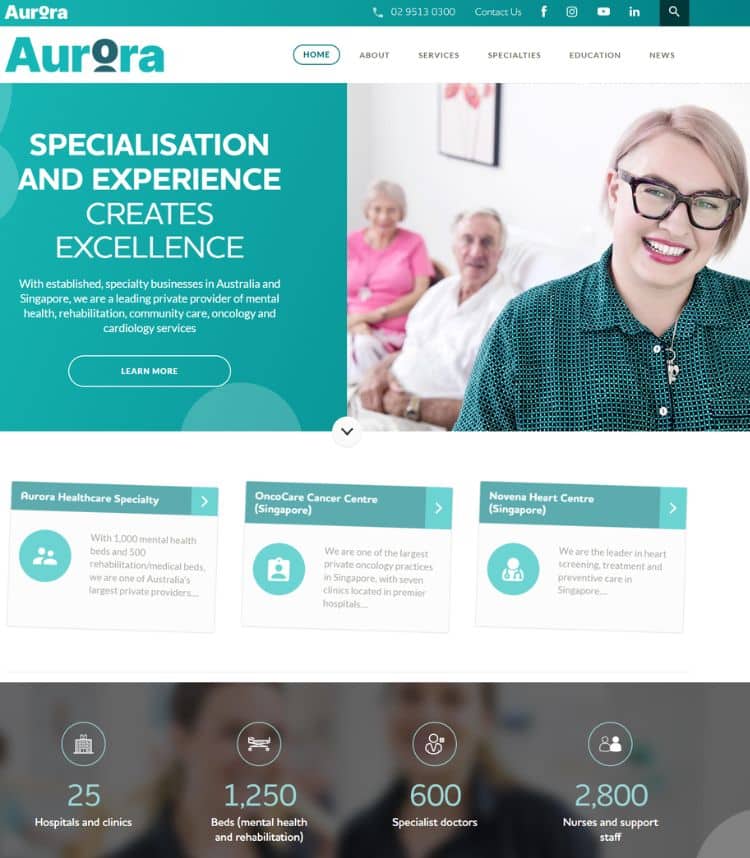Rambee Softech - Medical Website Design