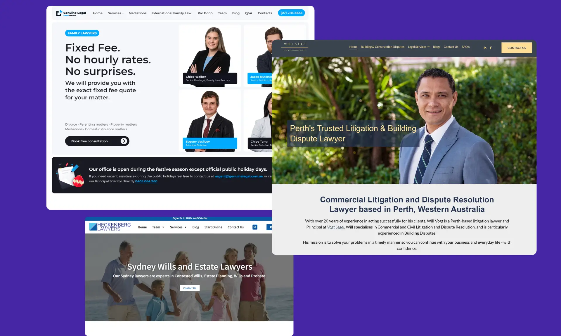 Rambee Softech - Law Website Design